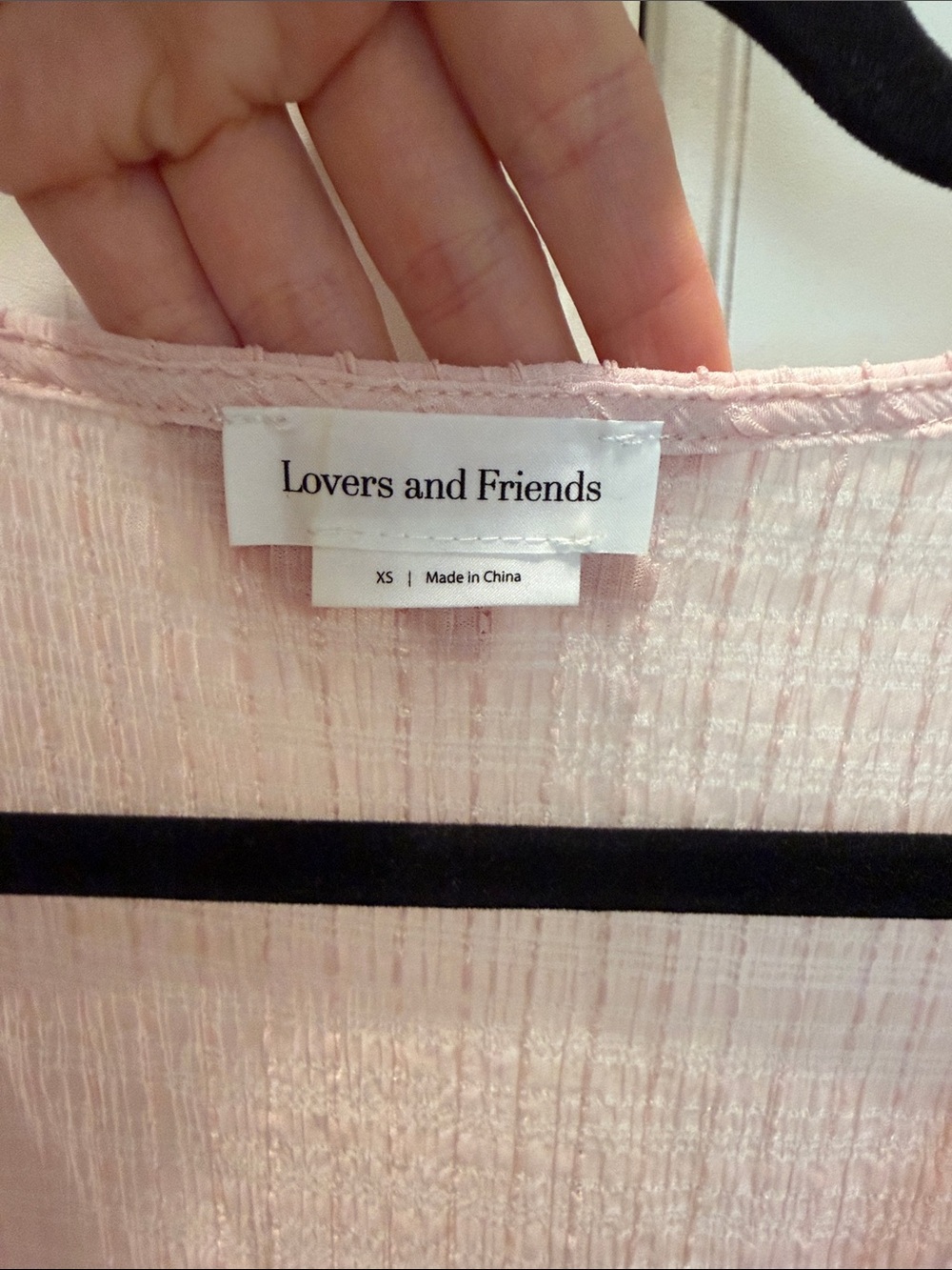 Lovers + Friends Pale Pink Sleeveless Tie-Front Maxi Top/dress - Picture 2 of 3